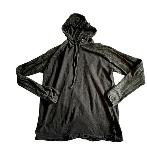 Broken Threads Boys Long Sleeve Hooded Shirt-Black-M-GUC - Picture 1 of 5